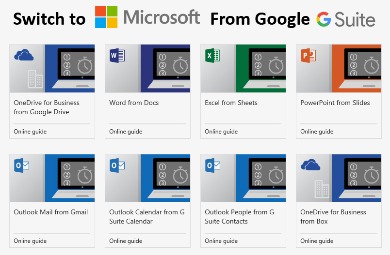 G Suite to Microsoft 365 migration