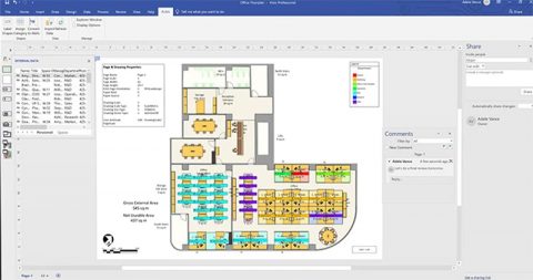 difference between visio standard and professional 2019